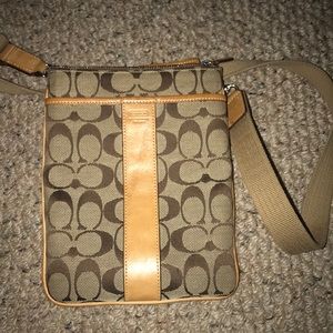 Brown Cross Body Coach Bag